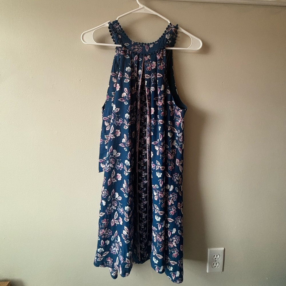 Floral Blue Dress